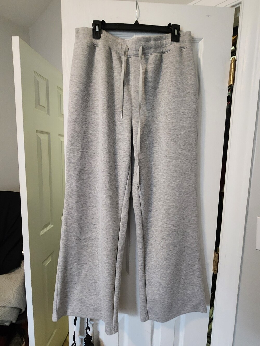Gray women's Wide-Leg Sweatpants - Comfortable Everyday Bottoms - XL